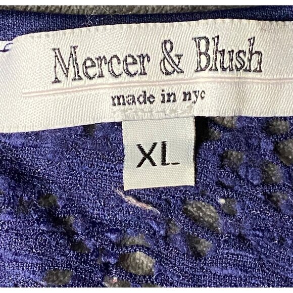 Ladies Mercer & Blush Blue Romper Shorts Size XL - Picture 11 of 12